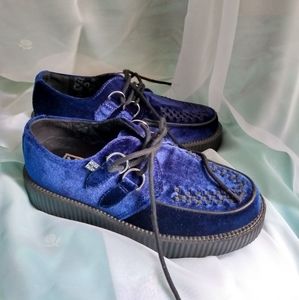 T.U.K creepers platform shoes size 8